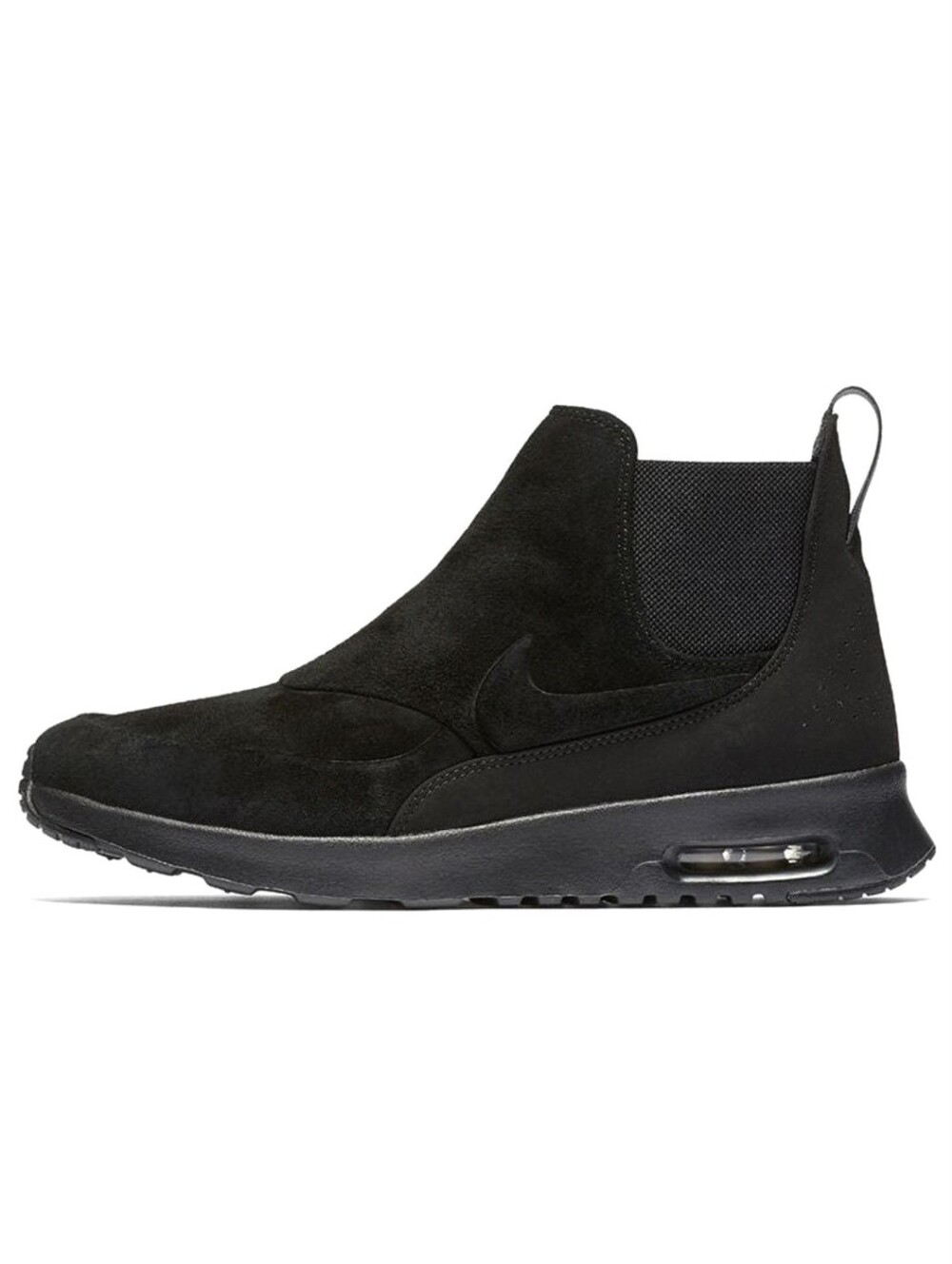 NIKE Air Max Thea Mid Black Suede Chelsea Sneaker Bootie US 10